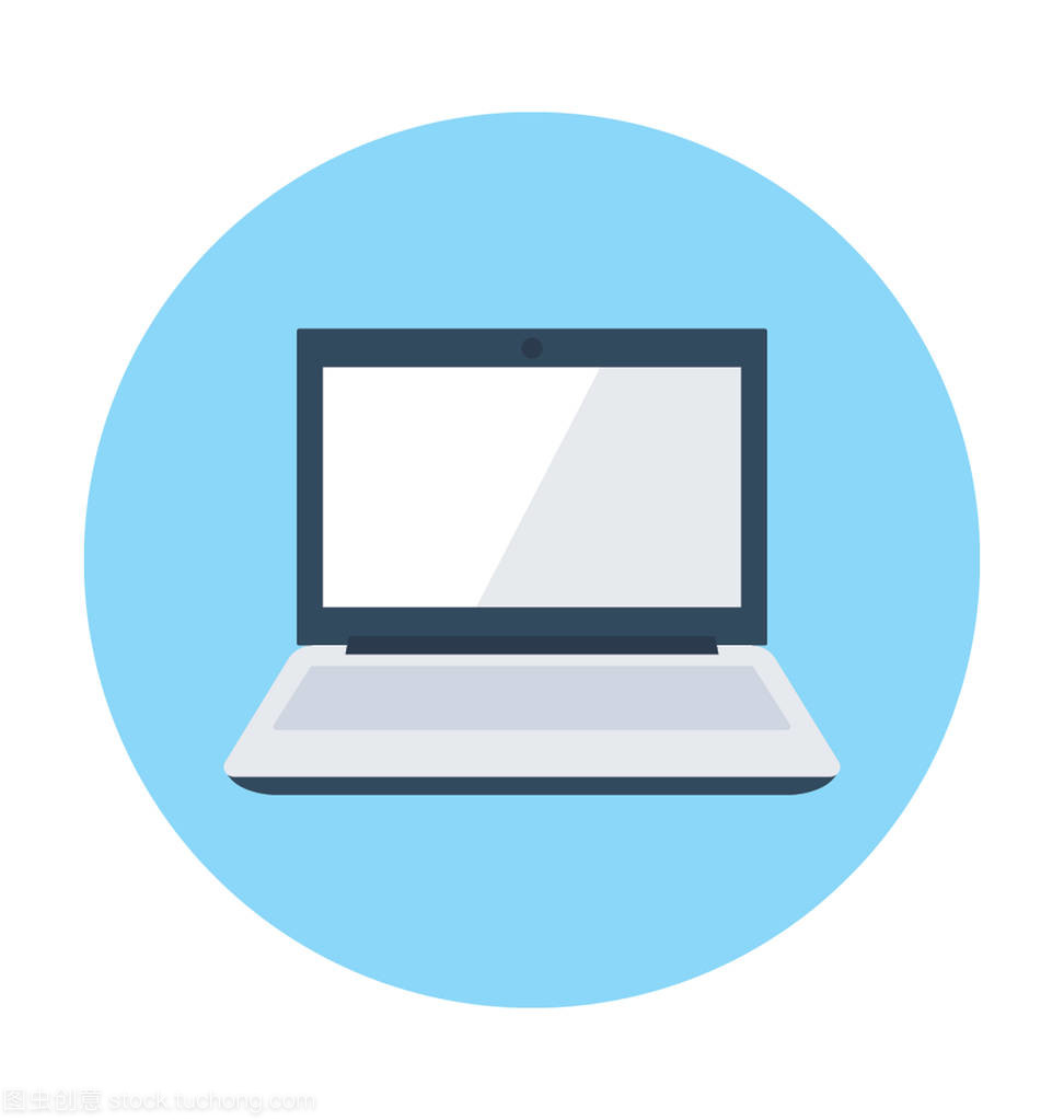 筆記本電腦矢量圖標 數字化時代的精致視覺符號